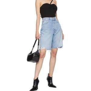 Agolde 90s Pinch Waist High Rise Loose Denim Shorts in Size 26
